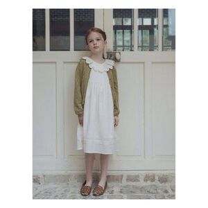 Louisiella 24AW Perry Knit Cardigan Olive Green